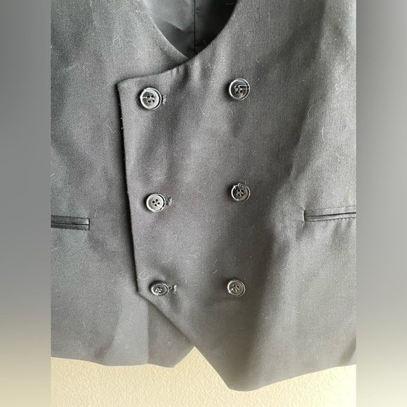 Ferrecci Men Black Vest Size 42 - Picture 3 of 5